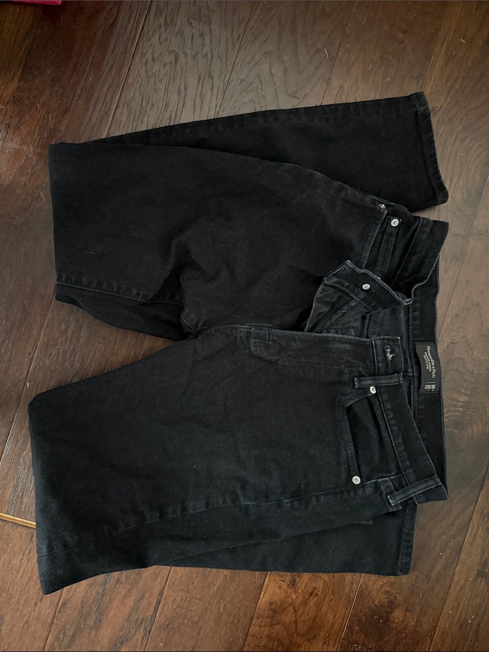 Abercrombie & Fitch athletic slim Black Jeans